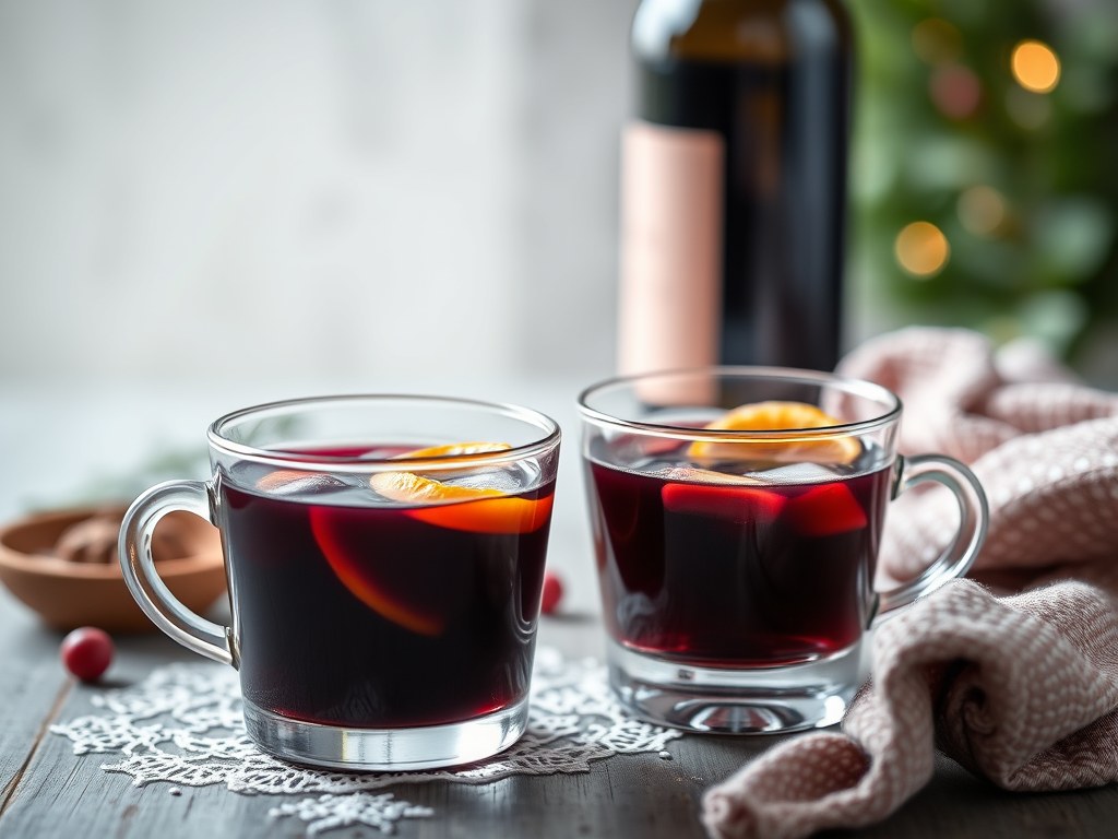 Glühwein concentraat, AI-gegenereerde illustratie