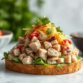 Glaasje met tonijnsalade
