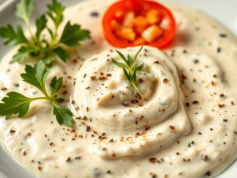 Gorgonzola saus — AI-gegenereerde illustratie