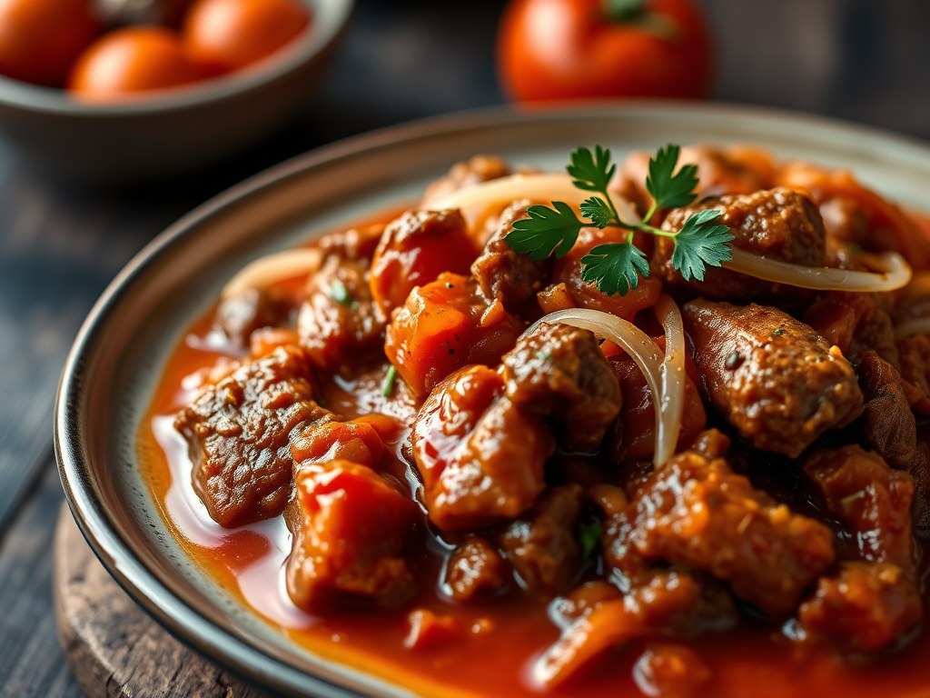 Goulash ala monique, AI-gegenereerde illustratie