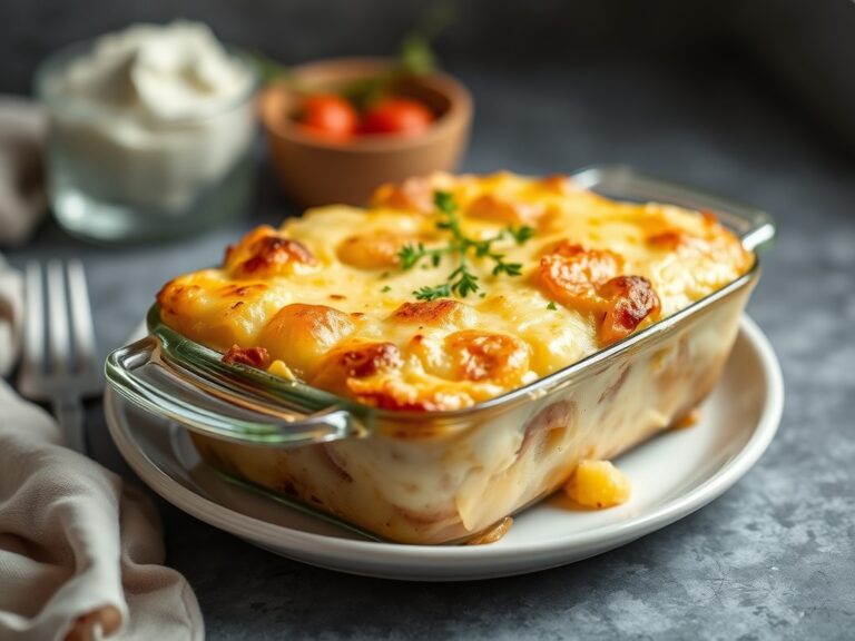 Gratin Dauphinois — AI-gegenereerde illustratie