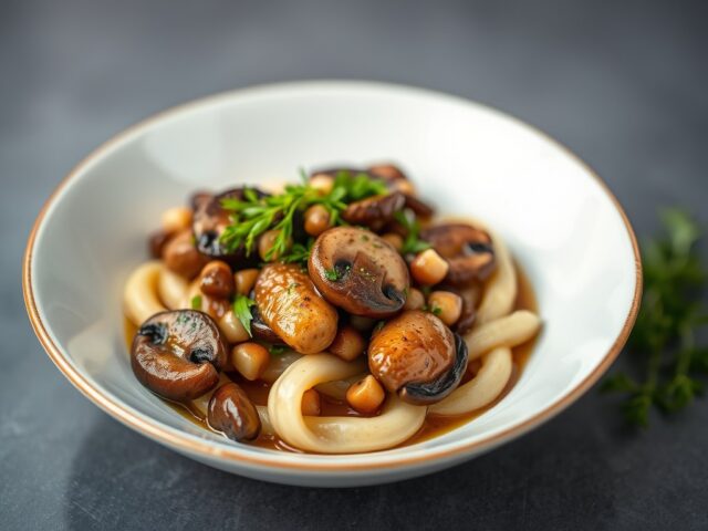 Groentenwok met balsamico — AI-gegenereerde illustratie
