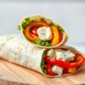 Groentewrap met geitenkaas
