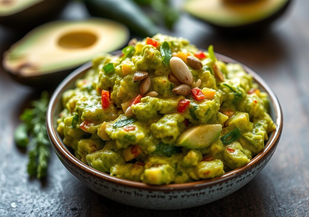 Guacamole (in deze samenstelling in te vriezen) — AI-gegenereerde illustratie