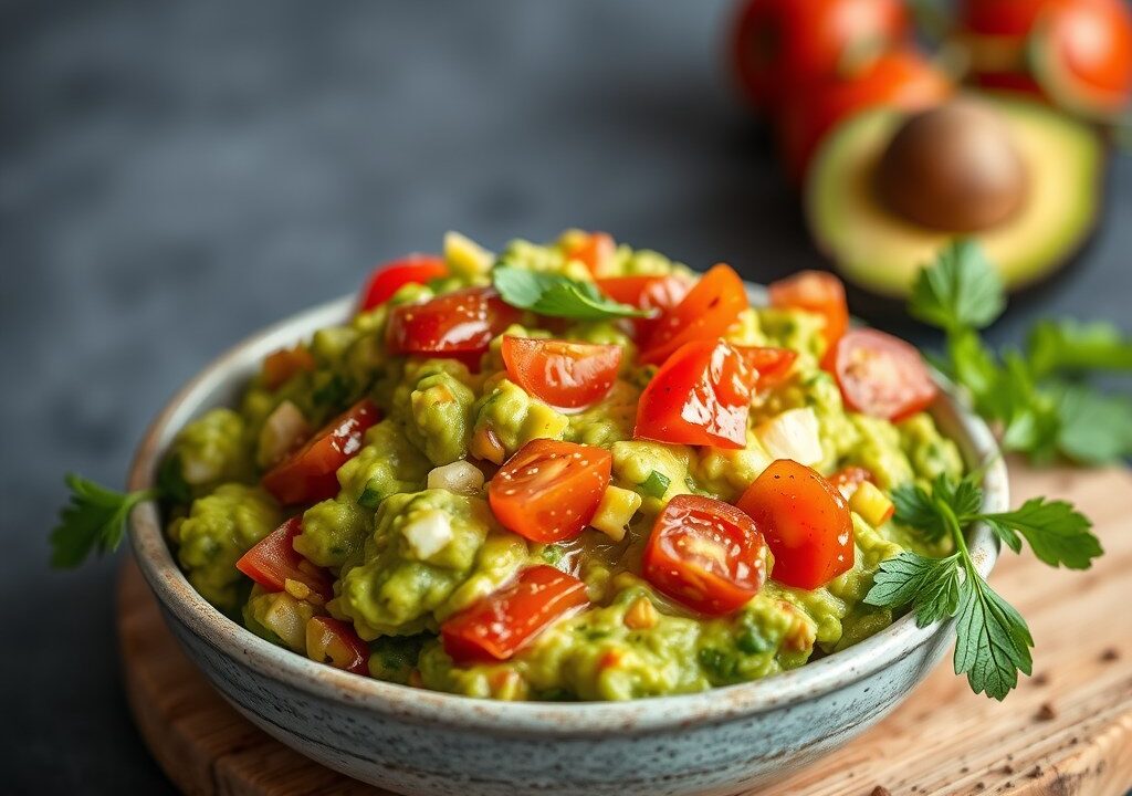 Guacamole zoals Origineel Recept Voorschrijft, AI-gegenereerde illustratie