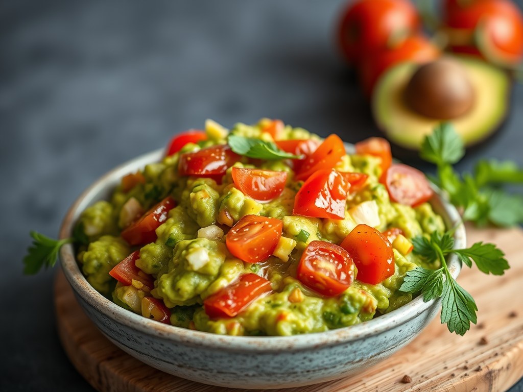 Guacamole zoals Origineel Recept Voorschrijft, AI-gegenereerde illustratie