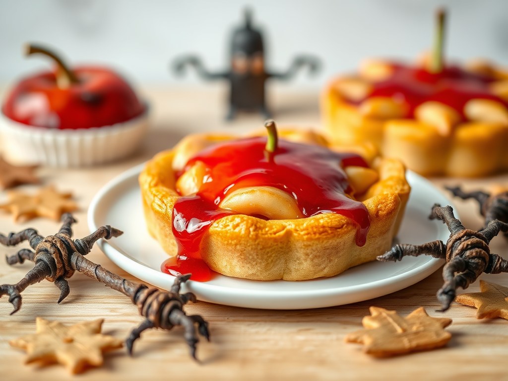 Halloween dessert, AI-gegenereerde illustratie