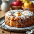 Hartige appelcake met zwarte pens en Postel Blond