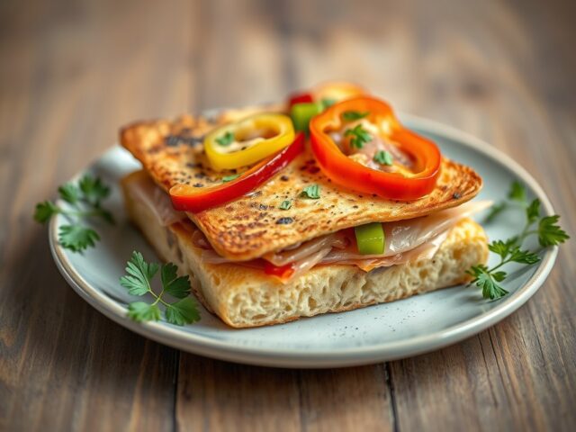 Hartige tosti — AI-gegenereerde illustratie