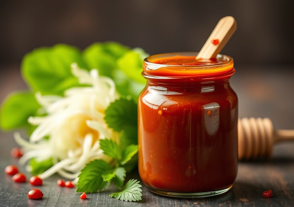 Huli Huli Saus (BBQ – Saus uit Hawai), AI-gegenereerde illustratie