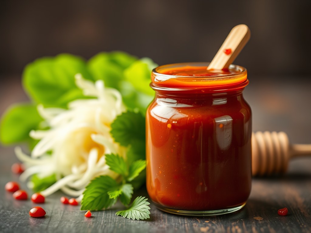 Huli Huli Saus (BBQ – Saus uit Hawai), AI-gegenereerde illustratie