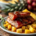 Iberico varkenshaasje met ananas