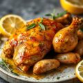 In Citrussap Gemarineerde Kip uit de Oven (van de BBQ)