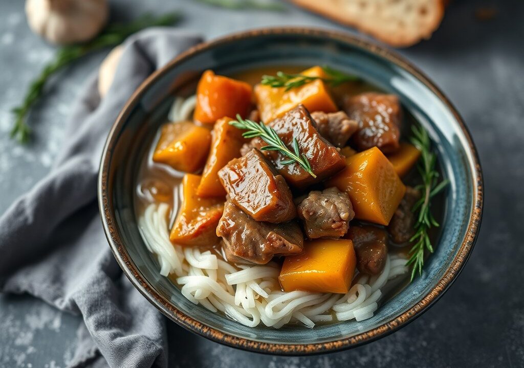 Irish Stew rundsvlees — AI-gegenereerde illustratie