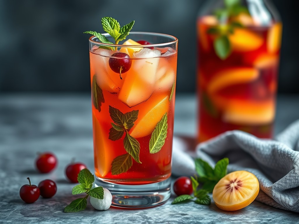 Jack’s mint sangria, AI-gegenereerde illustratie