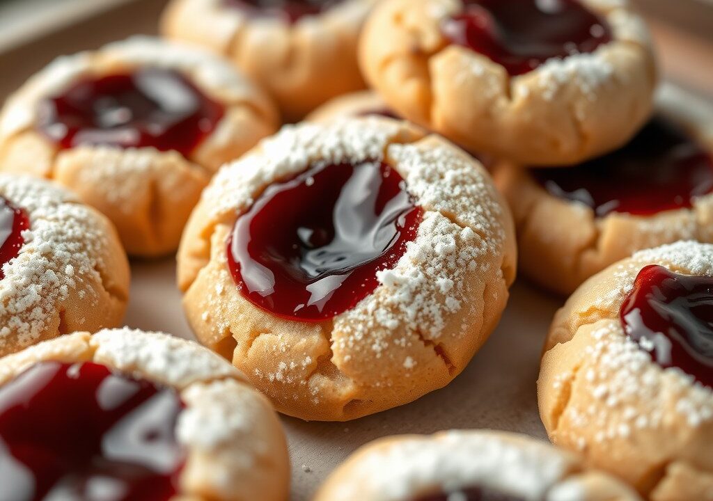 Jam cookies, AI-gegenereerde illustratie