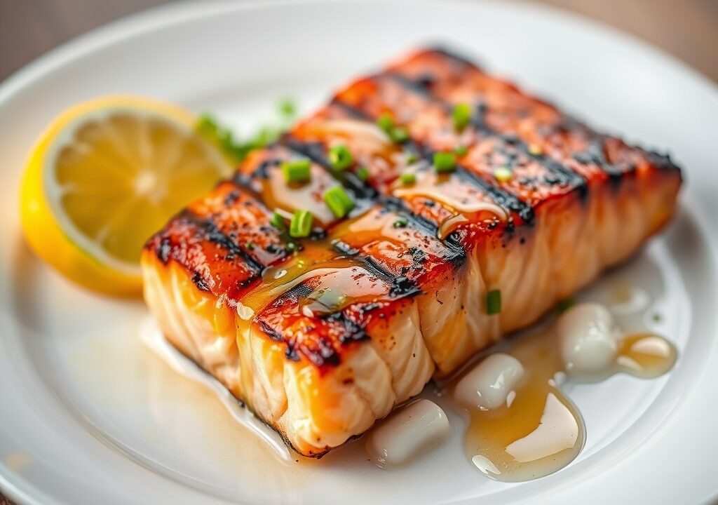 Japanse zalm — AI-gegenereerde illustratie