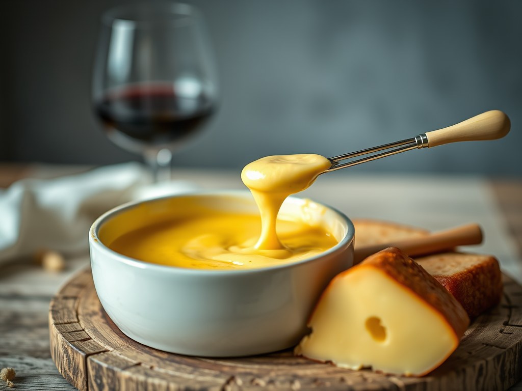 Kaas Fondue, AI-gegenereerde illustratie