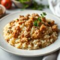Kaas-Gehakt Risotto
