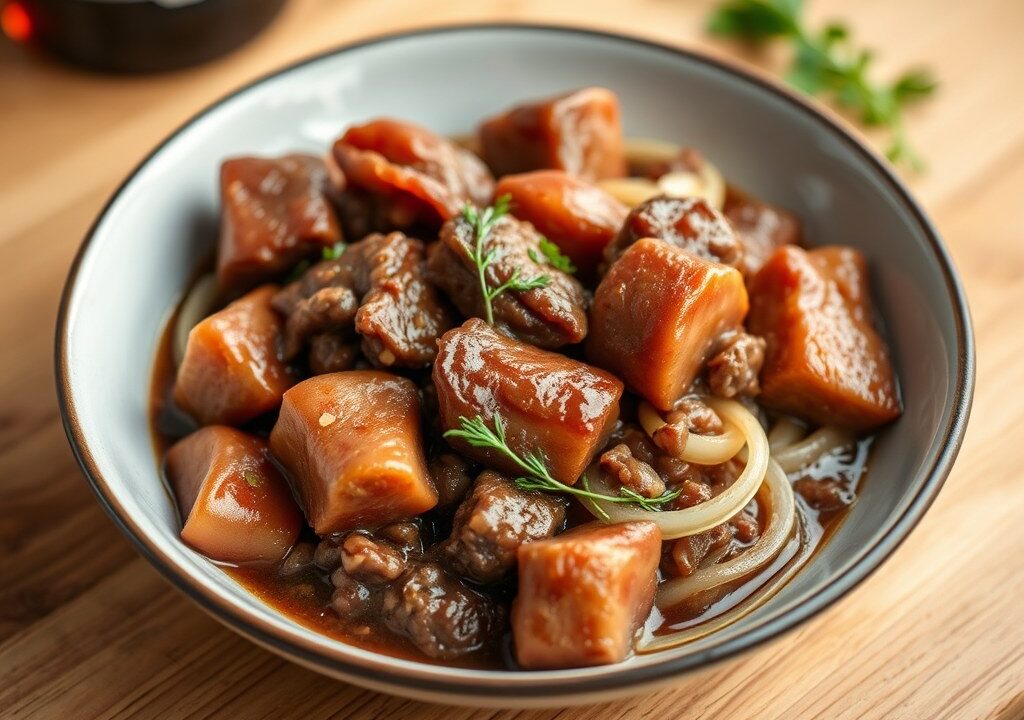 Kabeljauw Bourguignon (opm), AI-gegenereerde illustratie