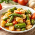 Kalfsschenkels met Lomboks en Paprika