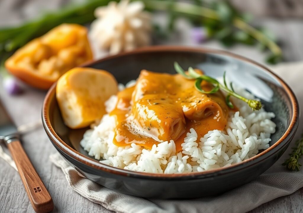 Kalfstong met Madeirasaus — AI-gegenereerde illustratie