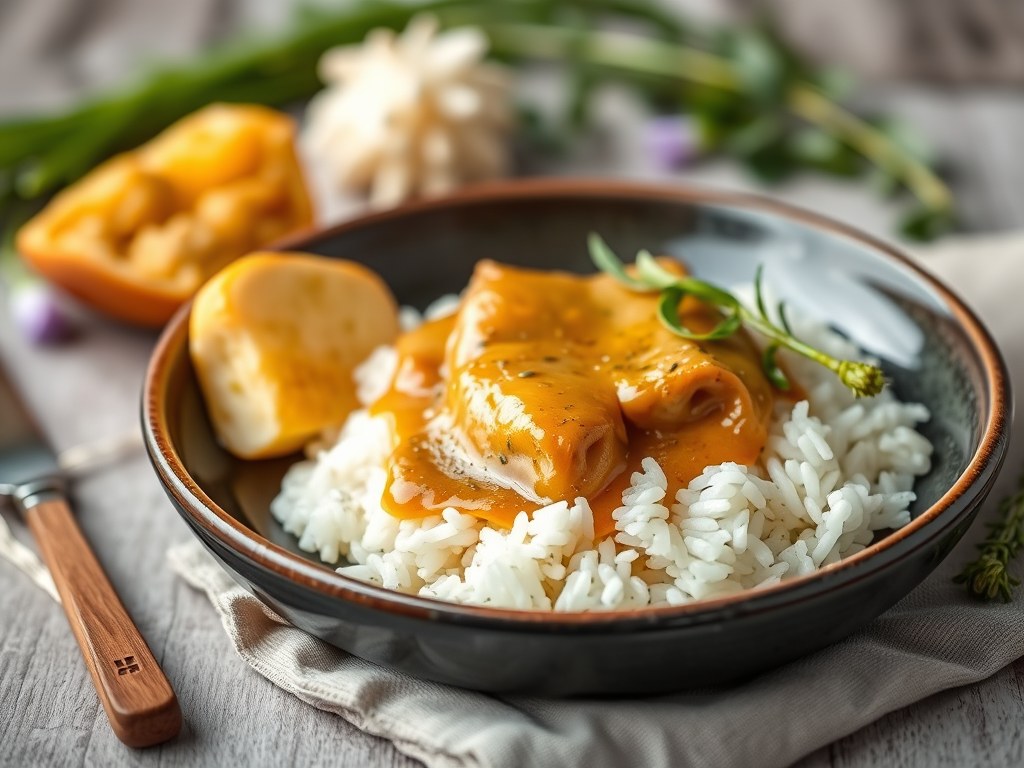 Kalfstong met Madeirasaus, AI-gegenereerde illustratie