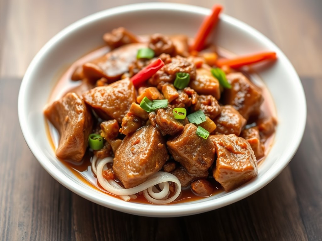 Kalio Daging Padang, AI-gegenereerde illustratie