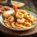 Katjang, Peultjes en Garnalen in Pasta