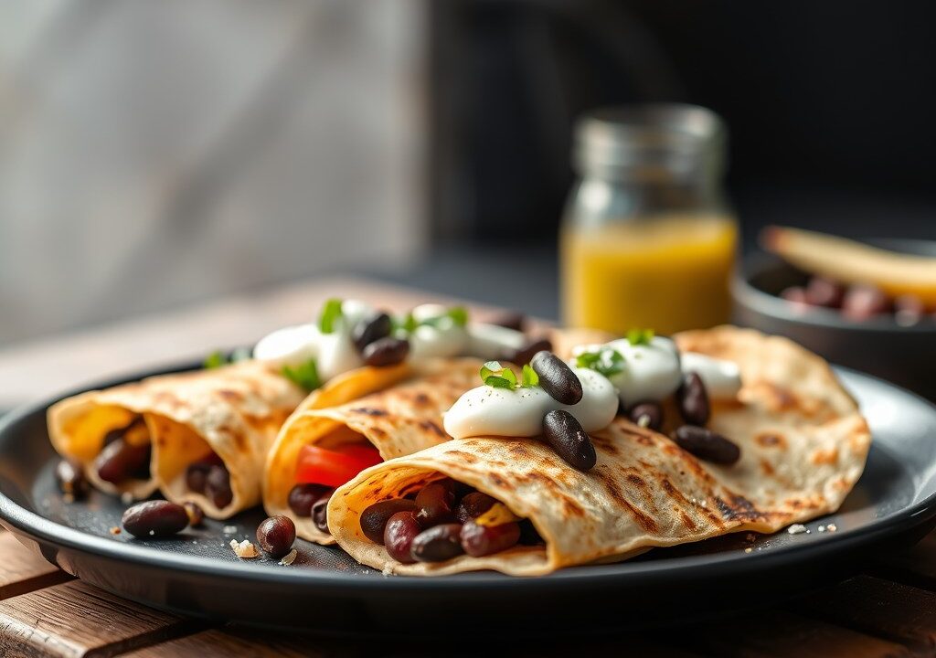 Keesadilla’s op de bbq, AI-gegenereerde illustratie