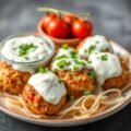 Keftedakia (gehaktballetjes) met Tzatziki