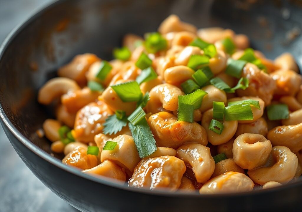 Kip Cashew van Tante Teun, AI-gegenereerde illustratie