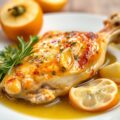 Kip Gegaard in Bouillon met Azijn