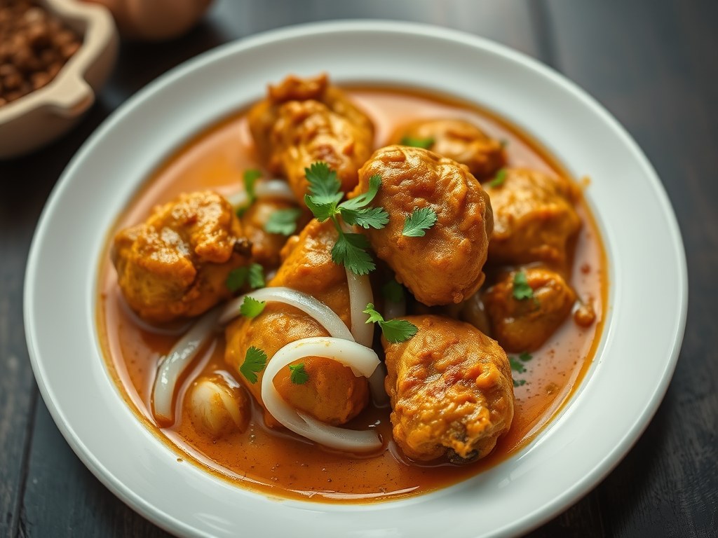Kip Korma, AI-gegenereerde illustratie