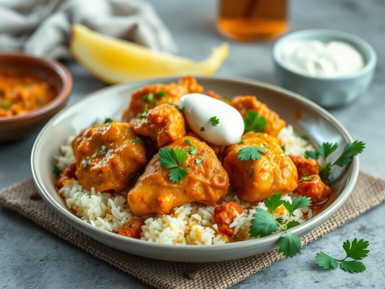 Kip met Abrikoos Balti-Stijl (India)