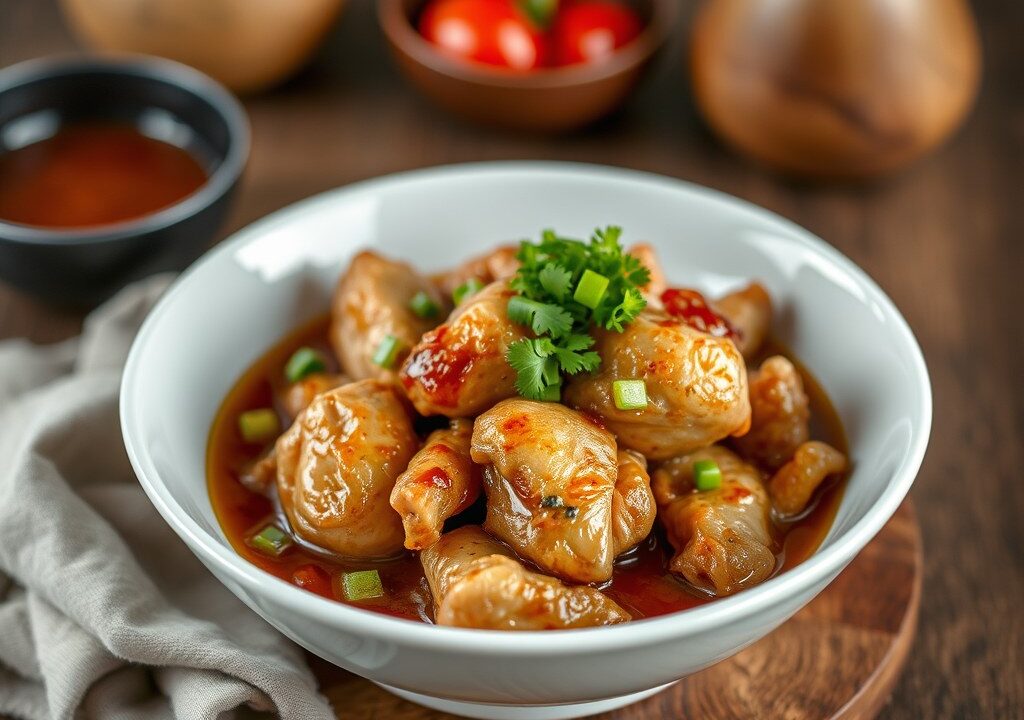 Kip op Cantonese Wijze — AI-gegenereerde illustratie