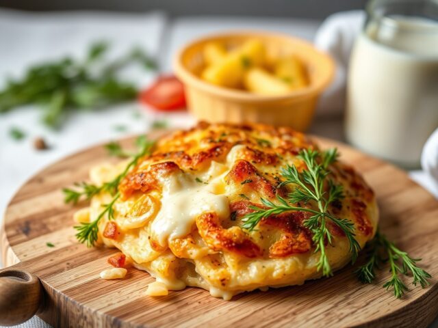 Kip Rösti Ovenschotel — AI-gegenereerde illustratie