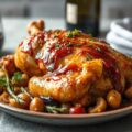 Kippetje uit de Oven met een Kruidige Dressing