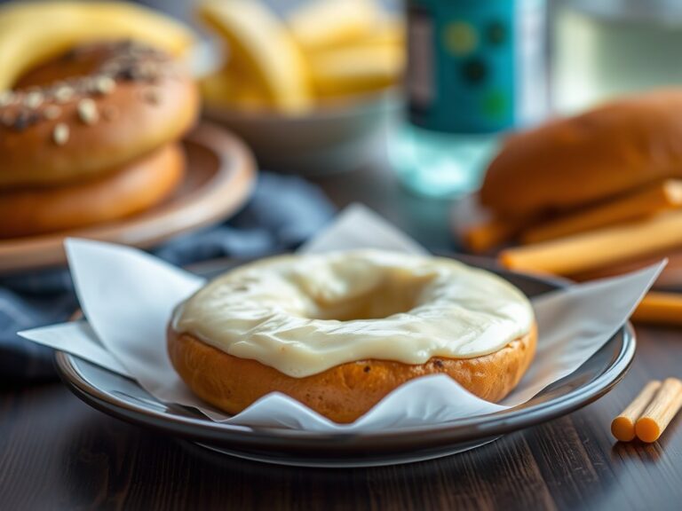 Klassieke bagel — AI-gegenereerde illustratie