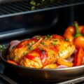 Kleverige kip uit de oven