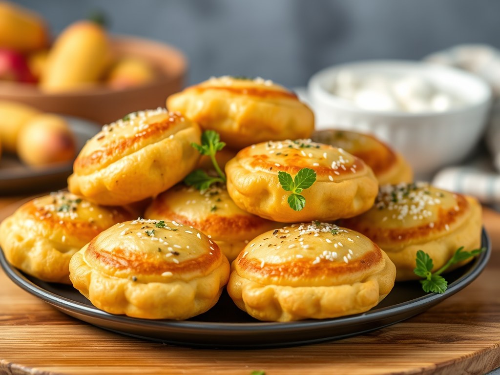 Knapperige Aardappelpannekoekjes, AI-gegenereerde illustratie