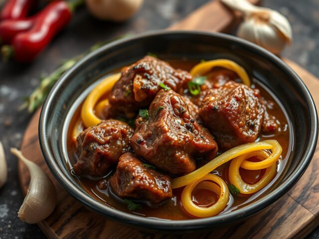 Konijn Gestoofd in Sherry — AI-gegenereerde illustratie