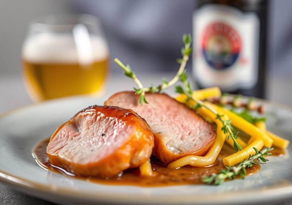 Konijn volgens chef Jan Van de Wiele, AI-gegenereerde illustratie