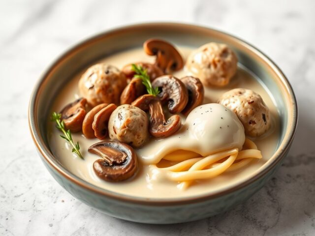 Konijnenpasteitje met champignons — AI-gegenereerde illustratie