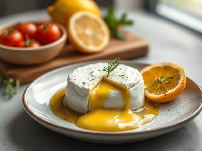 Koolvishaasje met camembert — AI-gegenereerde illustratie