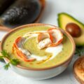 Koude Avocado Soep met Krab