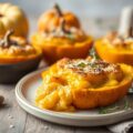 Krokante gratin van pompoen