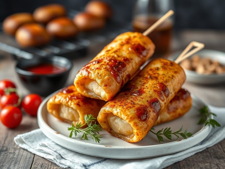 Lamskoteletjes met mosterd+rietsuiker (bbq- grill) — AI-gegenereerde illustratie