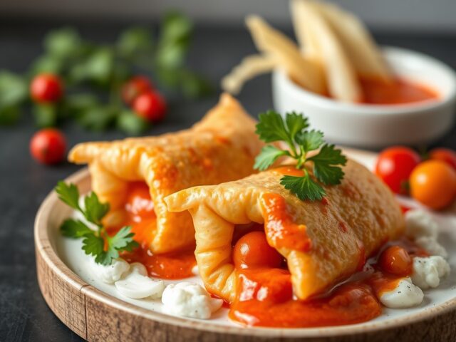 Lamskoteletten met rode curry — AI-gegenereerde illustratie