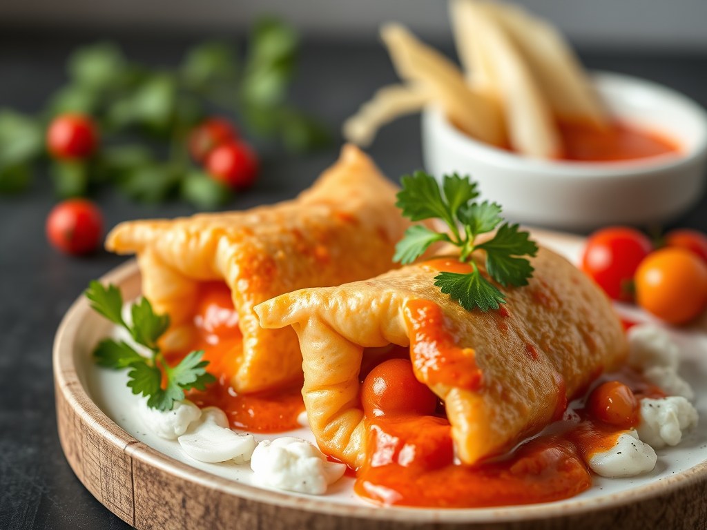 Lamskoteletten met rode curry, AI-gegenereerde illustratie